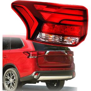 munirater 1-Pack Rear Left Tail Light Brake Lamp Assembly Replacement for 2016-2021 Outlander Outer Driver Side 8330B177