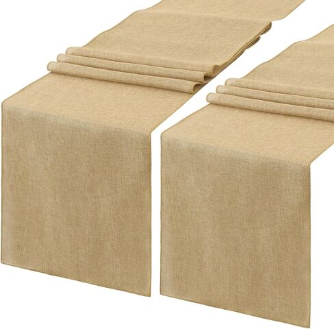 Burlap Table Runner Easter Table Runners 2 Pack 13x84 Inch Farmhouse Baby Blue Spring Table Linen for Family Dining Ceremony Table Decoration in Kuwait