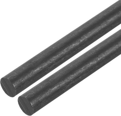 MECCANIXITY Graphite Rod, Graphite Stirring Rod Cylinder Stick Carbon Rod 305x19mm Black for Electrode, Melting Casting, Crucibles, Pack of 2 in Saudi Arabia