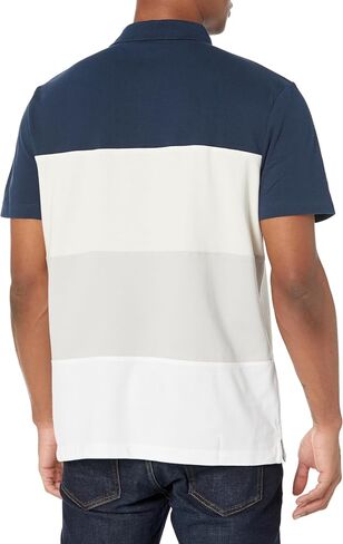 True Religion Men's Short Sleeve 4 Panel Polo Shirt in Saudi Arabia