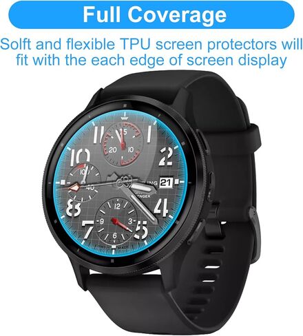Screen Protectors for Garmin Venu 3, (6 Pack) Soft TPU Protective Film, Full Coverage, HD Clear, Scratch Resistant, Zero-Bubble,Protector Screen in Kuwait