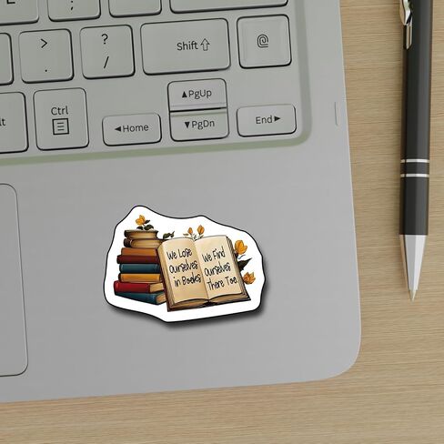 (3Pcs) Booktrovert Sticker Decorate Books Laptop Phone Water Bottles Kindles Stickers Tumbler Sticker Waterproof Vinyl Decorate Sticker 3" Inch in Saudi Arabia