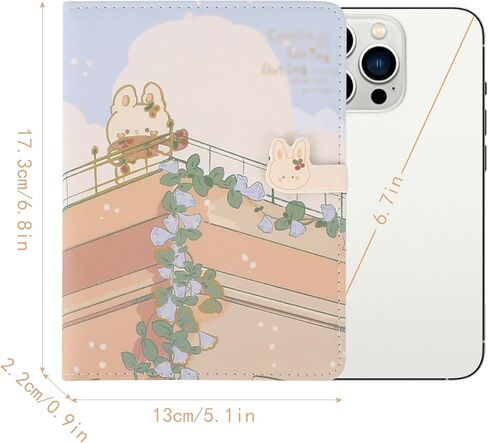 لطيف الكرتون بو الجلود دفتر kawaii مجلة دفتر اليابانية كراسة الرسم a5 مذكرات المفكرة دفتر السفر in Kuwait