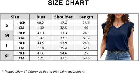 Angashion ملابس علوية نسائية غير رسمية - قمصان صيفية بأكمام قصيرة لعام 2024، بلوزات تونيك للعمل عصرية بياقة على شكل V in Kuwait