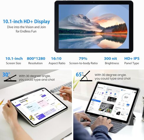 OSCAL 𝘽𝙡𝙖𝙘𝙠𝙫𝙞𝙚𝙬 Tablet 10.1 inch Android 12 Tablet, 2024 Upgraded PAD60 5GB RAM 64GB ROM (1TB TF) Tablet Android with 6580mAh Battery, 1280 x 800 HD IPS Touch Screen, Dual Camera, WiFi, BT in Kuwait