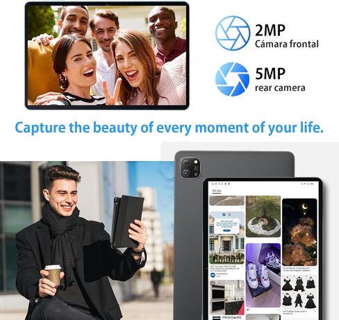 OSCAL 𝘽𝙡𝙖𝙘𝙠𝙫𝙞𝙚𝙬 Tablet 10.1 inch Android 12 Tablet, 2024 Upgraded PAD60 5GB RAM 64GB ROM (1TB TF) Tablet Android with 6580mAh Battery, 1280 x 800 HD IPS Touch Screen, Dual Camera, WiFi, BT in Kuwait