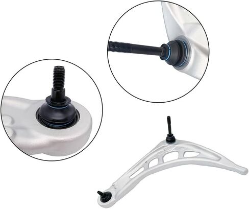 8PCS Front Suspension Kit, Lower Control Arm & Bushing, Sway Bar Link, Inner Outer Tie Rod End, Compatible with BMW E46-1999-2008-318i 323Ci 323i 325Ci 325i 328Ci 328i 330Ci 330i Z4(2WD Only) in Saudi Arabia