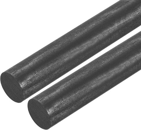 MECCANIXITY Graphite Rod, Graphite Stirring Rod Cylinder Stick Carbon Rod 305x19mm Black for Electrode, Melting Casting, Crucibles, Pack of 2 in Saudi Arabia
