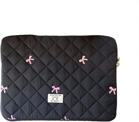 حافظة لجهاز iPad Pro 11 Air 4 10.2 Tab مقاس 9-11 بوصة حقيبة واقية لطيفة بعقدة على شكل فيونكة مبطنة منتفخة حقيبة كمبيوتر محمول in Kuwait