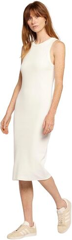 Current/Elliott Women’s The Ava Maxi Dress – Ribbed Cotton Fitted Dress for Women, Casual Summer Dress in Saudi Arabia