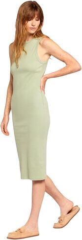 Current/Elliott Women’s The Ava Maxi Dress – Ribbed Cotton Fitted Dress for Women, Casual Summer Dress in Saudi Arabia