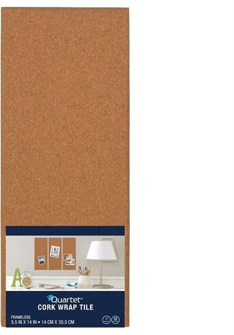 Quartet Cork Tiles, Cork Board, 5-1/2" x 14" in Saudi Arabia