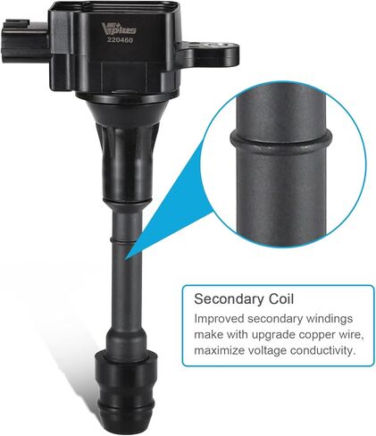 مجموعة ملفات الإشعال مكونة من 4 قطع متوافقة مع Altima Sentra X-Trail 2.5L 2002 2003 2004 2005 2006 2007# UF350 C1398 224488H315 224488H310 in Kuwait