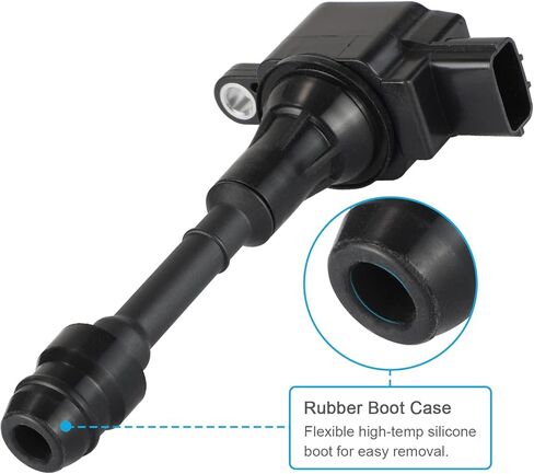 مجموعة ملفات الإشعال مكونة من 4 قطع متوافقة مع Altima Sentra X-Trail 2.5L 2002 2003 2004 2005 2006 2007# UF350 C1398 224488H315 224488H310 in Kuwait