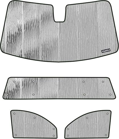 Sunshade Set Compatible with 2014-2018 Chevrolet Silverado/GMC Sierra 1500 2500 3500-Extended Cab in Kuwait