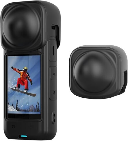 O'woda Lens Cover for Insta360 X4, Silicone Lens Cap Camera Gimbal Protector Compatible with Insta360 X4 Accessories in Saudi Arabia