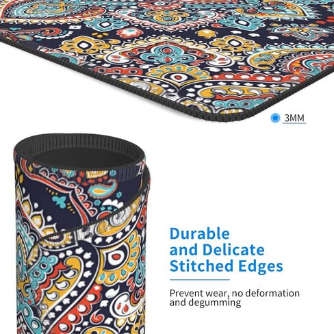 Aka Mouse Pad with Stitched Edge,Personalized Mouse Pads with Non-Slip Rubber Base,Mouse Mat for Laptop Computer Office Gaming Working 8.3 X 10.3 in in Saudi Arabia