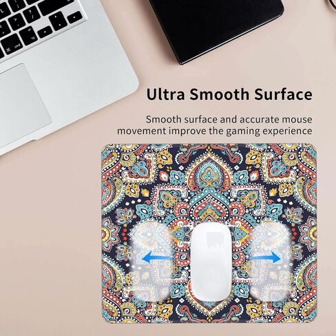 Aka Mouse Pad with Stitched Edge,Personalized Mouse Pads with Non-Slip Rubber Base,Mouse Mat for Laptop Computer Office Gaming Working 8.3 X 10.3 in in Saudi Arabia