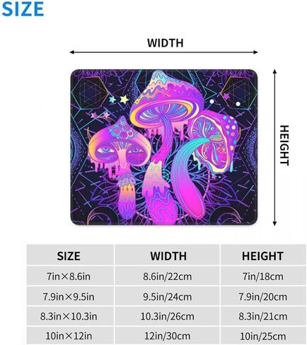 Aka Mouse Pad with Stitched Edge,Personalized Mouse Pads with Non-Slip Rubber Base,Mouse Mat for Laptop Computer Office Gaming Working 8.3 X 10.3 in in Kuwait