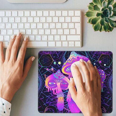 Aka Mouse Pad with Stitched Edge,Personalized Mouse Pads with Non-Slip Rubber Base,Mouse Mat for Laptop Computer Office Gaming Working 8.3 X 10.3 in in Kuwait