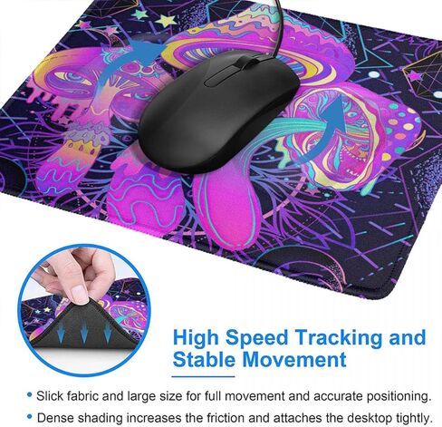 Aka Mouse Pad with Stitched Edge,Personalized Mouse Pads with Non-Slip Rubber Base,Mouse Mat for Laptop Computer Office Gaming Working 8.3 X 10.3 in in Kuwait