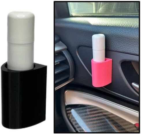 حامل مرطب الشفاه الرائع | يناسب Chapstick & Burt's Bees للسيارات وسيارات الدفع الرباعي والشاحنات - ملحق السيارة (أسود) in Saudi Arabia