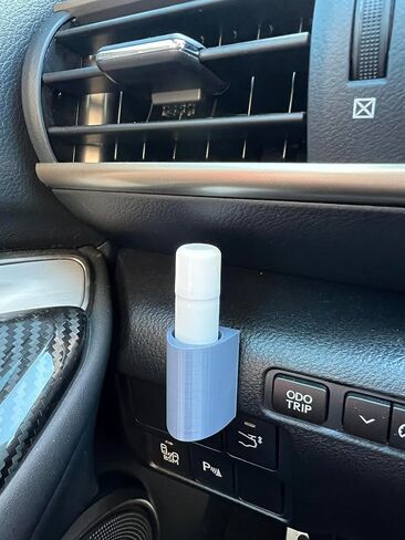 حامل مرطب الشفاه الرائع | يناسب Chapstick & Burt's Bees للسيارات وسيارات الدفع الرباعي والشاحنات - ملحق السيارة (أسود) in Saudi Arabia