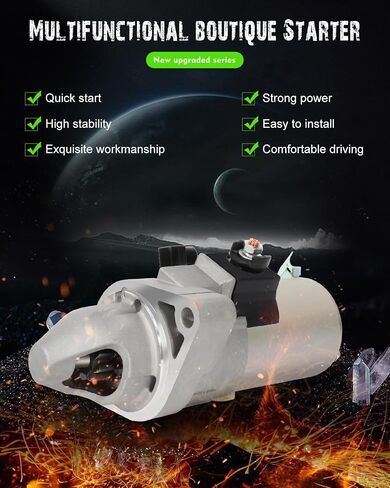 SCITOO Starters Starter New Compatible for Honda CR-V 2002 2003 2004 2005 2006 2.4L L4 31200PPA-A02 SM612-06-3M 17844N 17844 in Saudi Arabia