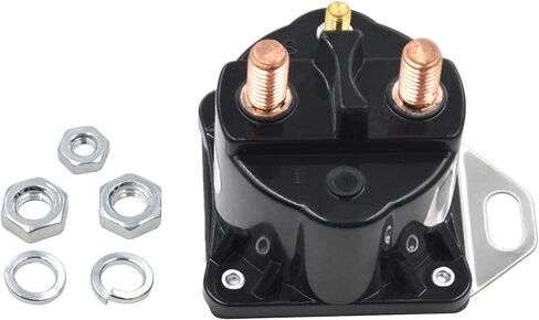AHL 12V Starter Solenoid Relay متوافق مع Ford F-250 F-350 F-450 F-550 Super Duty 1999-2004،F-250 1985-1999،F-350 1985-1997،1985-2003، Heritage 2004 E5TZ-11450- أE7TZ-11450-B in Saudi Arabia