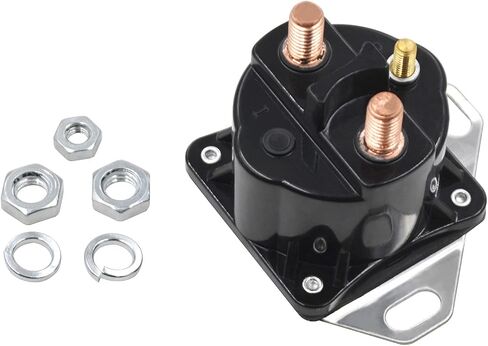 AHL 12V Starter Solenoid Relay متوافق مع Ford F-250 F-350 F-450 F-550 Super Duty 1999-2004،F-250 1985-1999،F-350 1985-1997،1985-2003، Heritage 2004 E5TZ-11450- أE7TZ-11450-B in Saudi Arabia