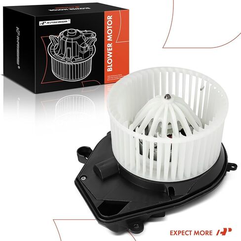 مجموعة محرك منفاخ سخان HVAC A-Premium متوافقة مع سيارات Audi وVolkswagen - A4/A4 Quattro 1997-2001، S4 2000-2002، Passat 1998-2005 - الجانب الأمامي، استبدال # 8D1820021A، 8D1820021C in Saudi Arabia