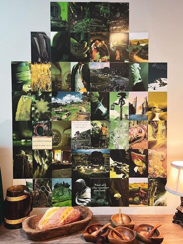 مجموعة CON*QUEST Conquest Journal Lord of the Rings مقاس 4x6، مجموعة مكونة من 50 مطبوعة فنية رسمية قابلة للتجميع من The Shire in Saudi Arabia