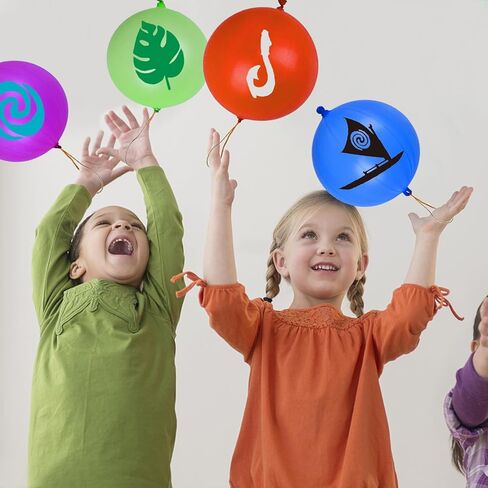 24 قطعة من بالونات موانا المثقوبة لحفلات أعياد الميلاد من موانا، بالونات ترتد لمستلزمات حفلات أعياد الميلاد من موانا in Kuwait