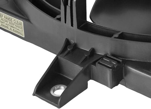 DNA MOTORING OEM-RF-0231 مجموعة مروحة تبريد الرادياتير على طراز المصنع كفاءة تبريد محسنة للاستبدال المباشر [متوافق مع 2002-2006 Sentra 2.5L] أسود in Saudi Arabia