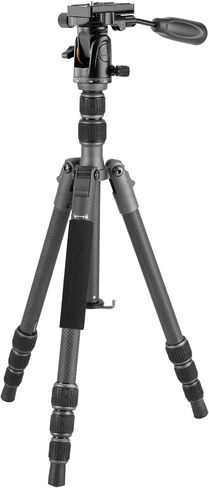 Vanguard VEO3GO204CP Ultra Compact and Lightweight Packable Carbon Fiber Tripod with VEO 2 PH-25 2-Way Panhead in Saudi Arabia