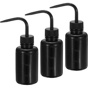 PATIKIL 500ml Wash Bottle, 3pcs Plastic Squeeze Bottle Narrow Mouth Bottle Watering Tools for Lab Cleaning Washing Irrigation Liquid Storage, Clear