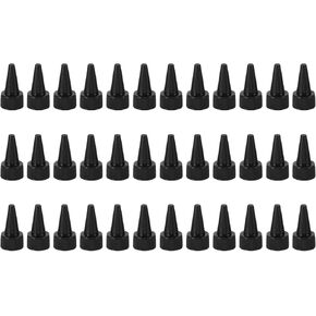 PATIKIL Twist Bottle Caps, 36Pcs 24/410 Squeeze Bottle Cap Replacement Caps for Glue Dispensing Bottles Dispensing Caps Paint Bottles, Clear