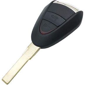 2 Button Replacement Key Fob Cover Case fit for Porsche 911 Cayman Boxster Carrera GT Remote Control Key Fob
