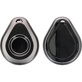 kwmobile Motorcycle Key Cover Compatible with Harley Davidson Motorcycle Key Cover - Soft TPU Scooter Key Fob Case - Black Matte/Black