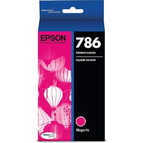 EPSON 786 DURABrite Ultra Ink Standard Capacity Magenta Cartridge (T786320) Works with WorkForce WF-5110, WF-5190, WF-5620, WF-5690