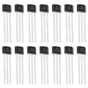 20Pcs 49E OH49E SS49E S49E TO-92S Hall Effect Sensor 3Pins Magnetic Detector for Arduino