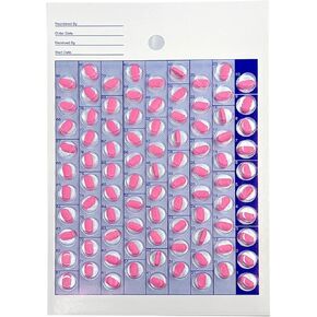 تغليف أقراص الدواء لمدة 90 يومًا / 3 أشهر، طي كتاب الختم البارد، لا حاجة إلى معدات إضافية (6 عبوات - بثور لمدة 90 يومًا) in Kuwait