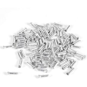 Brake Line Cap, 100PCS 2.5MM Aluminum Alloy Bike Shifter Cap Cycling Bike Shifter Accessory