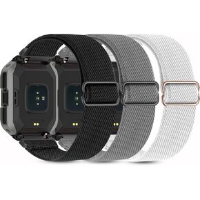 20mm 22mm Stretchy Nylon Compatible with KOSPET Tank M1 Pro/M1/M2/M3/T2/T3 Smart Watch Bands, Quick Release Adjustable Replacement Wristbands for AMAZTIM C20 Pro/C20/M2/T2 Elastic Sport Strap