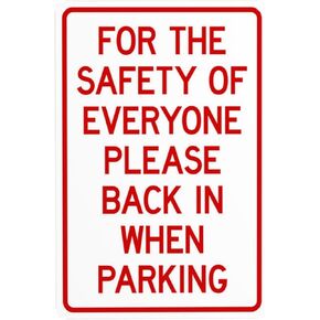 Help Prevent Theft Stop And Watch Garage Door Fully Close After Entering Or Exiting Metal Warning Signs, Cautions Security Tin Sign, Perfect for Street Business Wall Decor 8 x 12 Inch