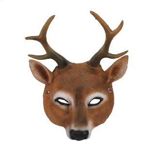 Cosplay Mask Elk's Head Mask for Festival Party Halloween (Brown)
