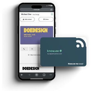 Digital Business Card | NFC Smart Networking Card | Tap to Share | iPhone & Android