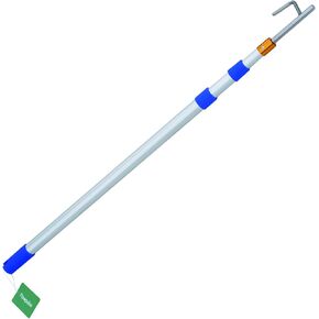 Boat Hook Made Stainless Steel with Telescopic Aircraft Grade Aluminum Aolly Poles for Docking Rescuing Pushing Pulling and Boating.