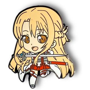 Sword Art Online Pin Enamel Asuna Pin Sword Art Online Manga Pin Sword Art Online Figure Pin Sword Art Online Asuna Merch Sword Art Online Gifts