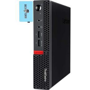 Lenovo ThinkCentre M625q Mini Desktop (AMD E2-9000e 2-Core, 4GB RAM, 32GB SSD, Integrated Graphics, RJ-45, Linux OS) with Dockztorm Hub